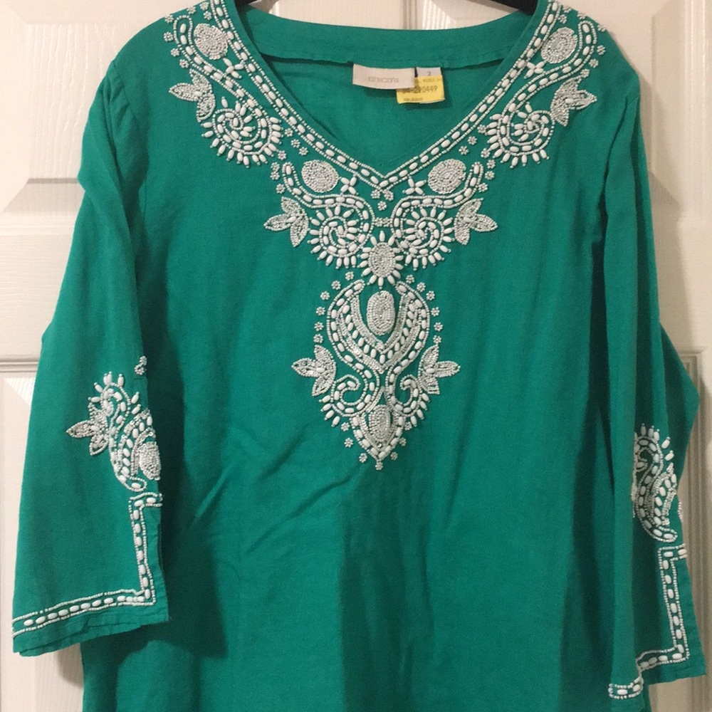 CHICOS BEADED TUNIC